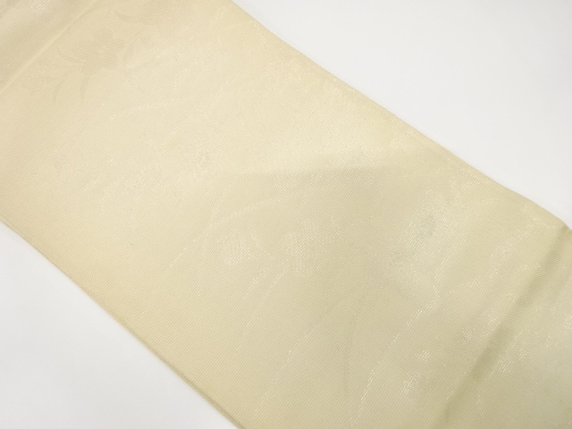 アンティーク　紗　桔梗模様織り出し袋帯（材料）